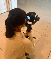 Behind the scenes of a university video production, photo 1