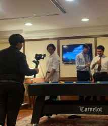 Behind the scenes of a university video production, photo 6