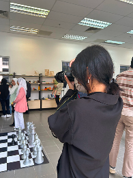 Behind the scenes: Anati photographing a campus event