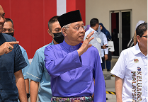 This was when Ismail Sabri came to visit our university.